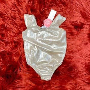 Baileys blossom shimmer gold onesie 9-12 months